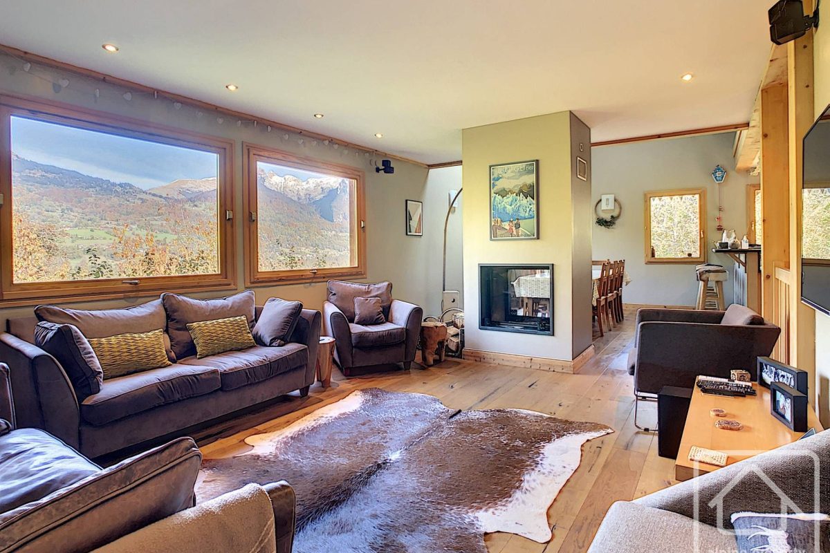 Spacious open plan living area