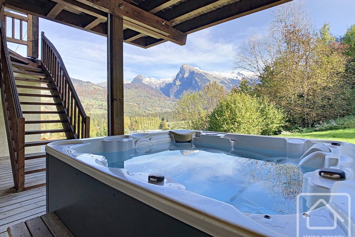 View from the hot tub